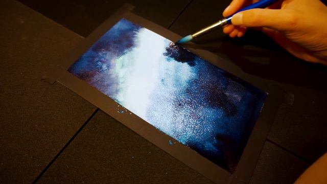 Mass Effect Inspired Watercolor Galaxy Painting | "Uncharted Worlds" Lofi Cover 🌌 смотреть онлайн