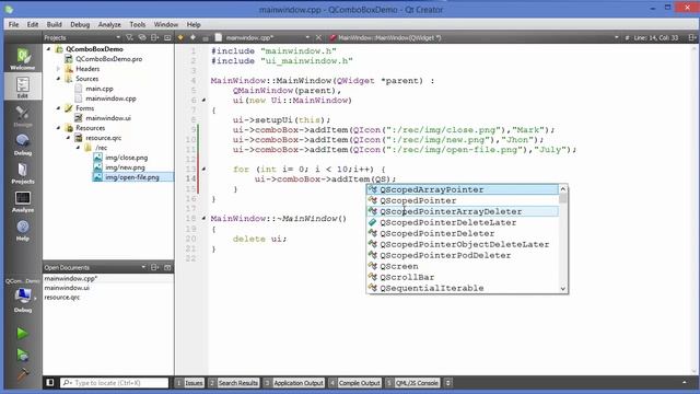 Qt Tutorials For Beginners 19 - QComboBox