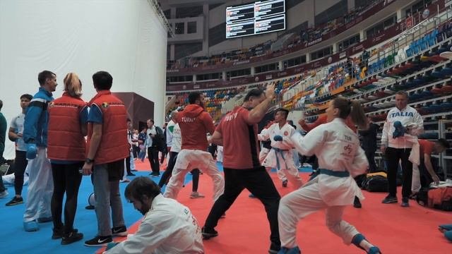 Легенда каратэ Рафаэль Агаев Rafael Aghayev на Премьер Лиге в Москве KARATE 1 WKF