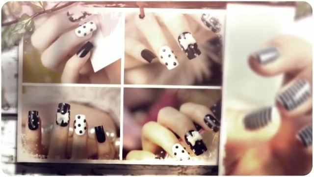 Черно-белый дизайн ногтей 2014 смотреть онлайн