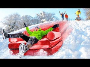 СКАТЫВАЮСЬ С ГОРКИ НА НАДУВНОМ: ДИВАНЕ, ВЕРБЛЮДЕ, ПИЦЦЕ