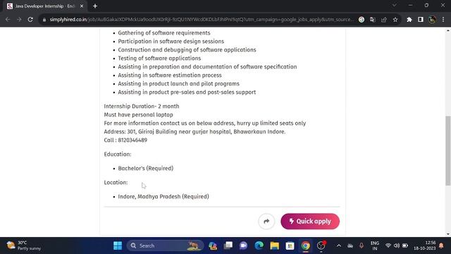 Java Developer Internship 2023,2024,2025 || Java Intern || Freshers Java Internship || Apply Now ?? смотреть онлайн