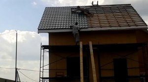 Монтаж металочерепицы своими руками.