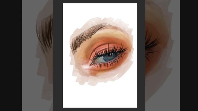 Рисую глаз в фотошопе с помощью графического планшета смотреть онлайн