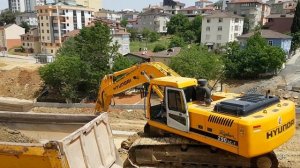 Hyundai 290 LC-7 Ekskavatör Yol Hafriyatı Çalışması