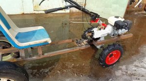 Мотоблок Угра НМБ-1Н7 с адаптером