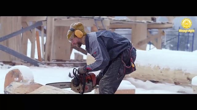 Наша строительная площадка, зима 2019 года.  #КедрАрт смотреть онлайн