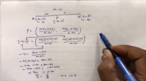 In what ratio does the point (-4,6) divide the line segment joining the points A(-6,10) and B (3,-8