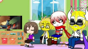 Андертейл реакция Fallen Angel / Меркающий свет / Серия 5 / Гача клуб / Elaytale