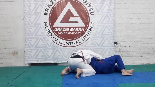Свип из бабочки. Команда Gracie Barra Moscow смотреть онлайн