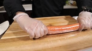 Ролл без нори в Лососе | Как приготовить Суши рецепт | Sushi in salmon