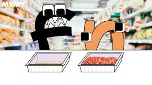 Convenience Store Food Mukbang VS Alphabet Lore COMPLETE EDITION! 6 | Alphabet Lore ANIMATION | ASM