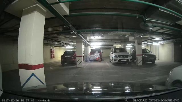 Тест BLACKVUE DR750S-2CH паркинг датчик движения смотреть онлайн