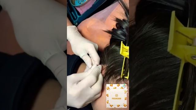 Быстро делаем прокол #pirsing #пирсингpuncture industrial piercing industrial смотреть онлайн