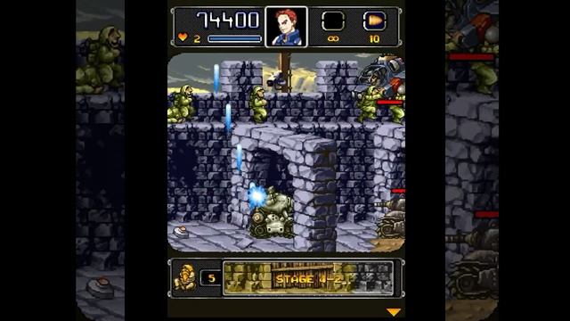 Metal Slug 4 Mobile - Mission 4 | J2ME Loader Android смотреть онлайн