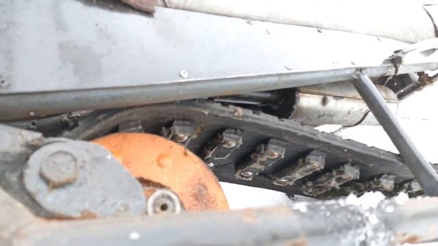 Самодельный снегоход из бензопилы Урал смотреть онлайн