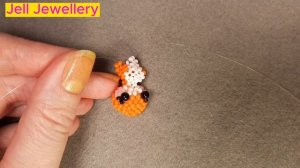 ЛИСА амигуруми из бисера?. Beaded amigurumi FOX?.  #diy #jelljewellery