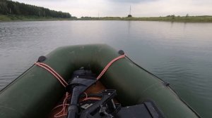 Тест. Какой лодочный мотор быстрее: бензиновый или электрический. Электромотор едет!!! #электромото