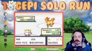 Togepi Only Itemless Solo Run - Pokemon Firered Challenge