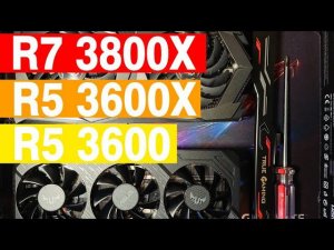 Ryzen 7 3800X vs 3600X vs 3600 RTX2070