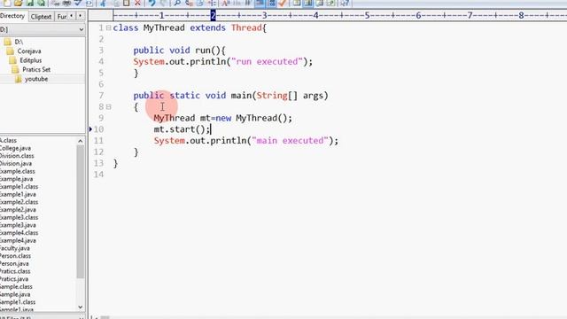 How to Create Custom Thread in java with Object Digram смотреть онлайн
