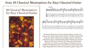 “Dance of the Hours” from La Gioconda for easy classical guitar