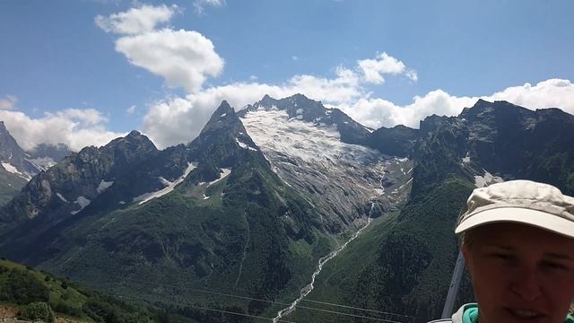 СТАРАЯ КАНАТКА, ДРЕВНИЙ ХРАМ в горах, ОТДЫХ на ДОМБАЕ - ЭТО КАВКАЗ! (на авто) ч. 2 смотреть онлайн