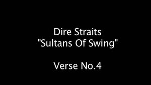 Как играть на гитаре Sultans of Swing - Dire Straits (Mark Knopfler) ч.5 Куплет №4