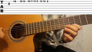 Мелодия из игры GTA San Andreas на гитаре(разбор)