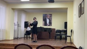 Юшина Кира, 14 лет. 1) Г. Доницетти - Концертино для флейты и фо-но. 2) Дж. Раттер - Шансон.