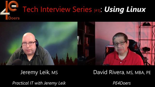 Talking Linux with Jeremy Leik, the First Episode of my Tech Interview Series, part 1