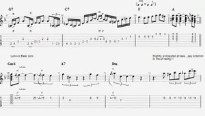 Angelo Debarre - Paris je t'aime d'amour - Gypsy Jazz Guitar Transcription