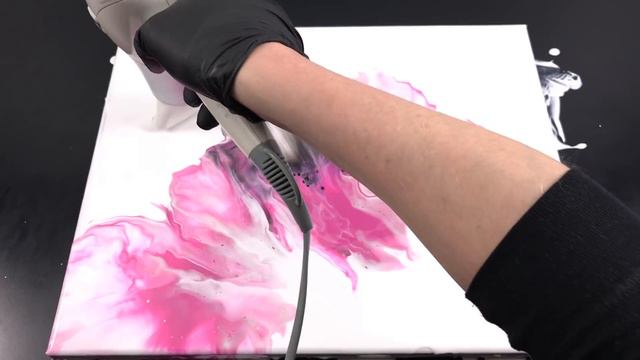 Dutch pour Week - three colors without silicone oil - Fluid painting with hair dryer - 3 of 5 смотреть онлайн