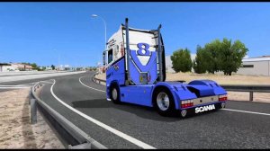 Scania NG V8 Open Pipe Sound Mod ETS2 1.49