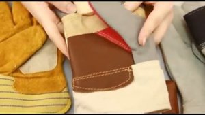Перчатки рабочие, кожаные, спилковые - ТД Форт