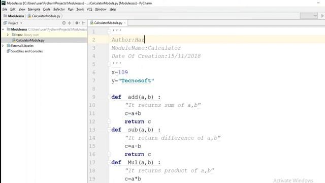Python Full Course - Learn Python Modules Class- 1 | Python Tutorial For Beginners |