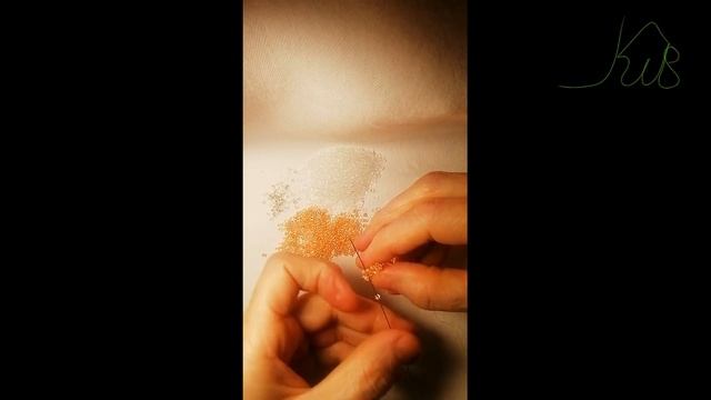 Сережки из бисера звездочки (новинка)