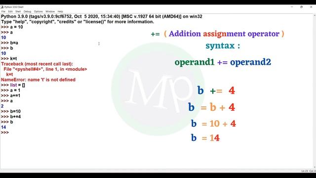 #51 Python Assignment Operators In Telugu Part1 Video | Python Operators In Telugu | #Pythonintelug
