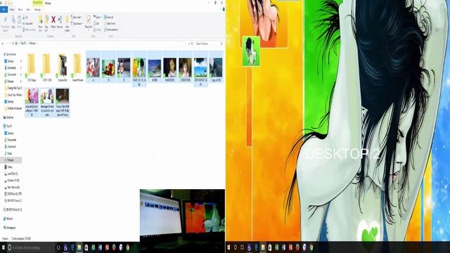 How to Set Different Wallpapers on Dual Monitor in Windows 10 Tutorial смотреть онлайн