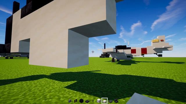 Minecraft A6M Zero Fighter Plane Tutorial смотреть онлайн