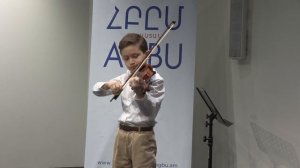 Fritz Kreisler - Prelude and allegro by Davit Babayan (9 years)