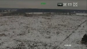 Квадрокоптер видеонаблюдения. Время полета в поле 60 минут..mp4