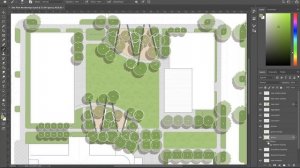 Using Pattern Overlay to Create Textures in Photoshop Site Plan Renderings