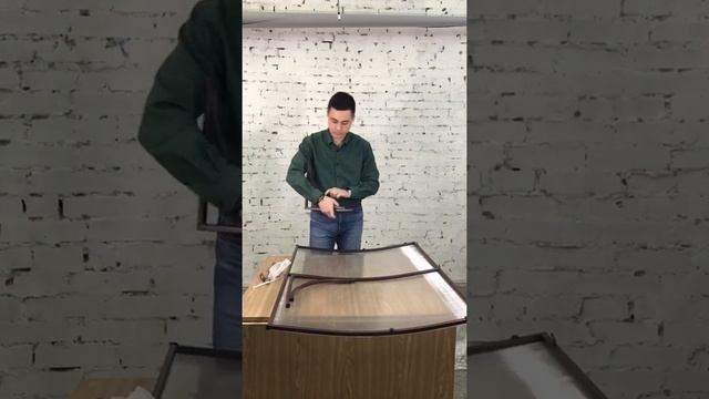 Козырек над входной дверью крыльцом металлический просто и надежно! 7 лет гарантии смотреть онлайн