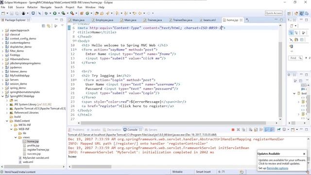 Spring MVC Tutorial | What Is Spring MVC Framework In Java | Spring MVC Explained | Simplilearn