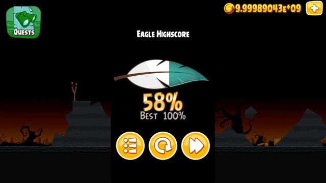 Angry Birds Seasons Trick Or Treat (Mighty Eagle Any %) смотреть онлайн