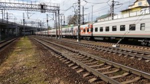 ЧС7-108 с составом из 25 пассажирских вагонов вышел из Ховрино