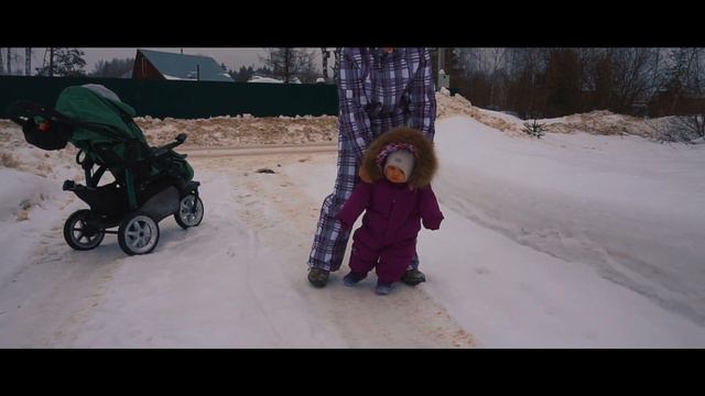 Топ топ топает малыш. Прогулка с Аней. Жизнь в деревне 2 Февраля 2019 года смотреть онлайн