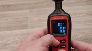 Тестирование работы управления анемометра ADA AeroTemp 30