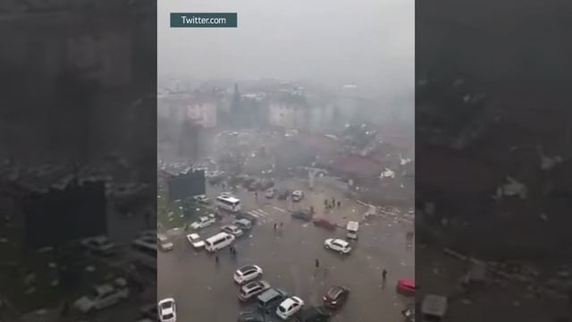 Апокалиптичная картина последствий землетрясения в Турции